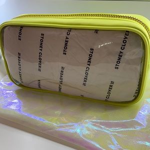 Stoney Clover Lane lime clear front pouch